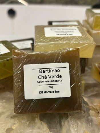 Imagem de Sabonete Artesanal Bartimão Chá Verde   70g